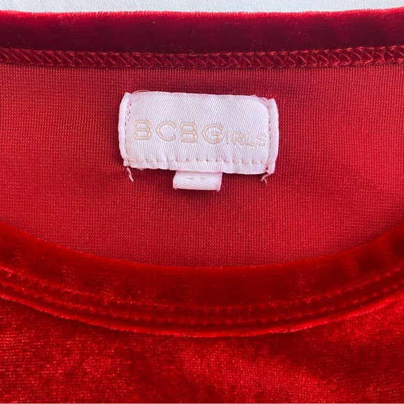 BCBGirls Red Velvet Holiday Tunic Size 4T - Picture 5 of 11